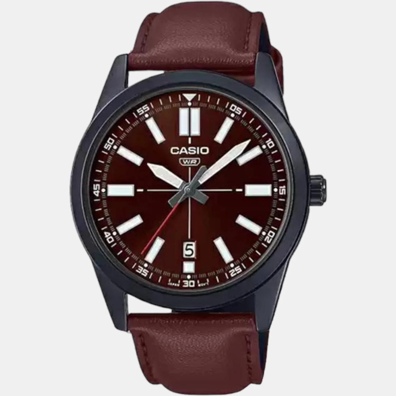 Enticer Men Quartz Brown Dial Analog Leather Watch A1946 - Image 7