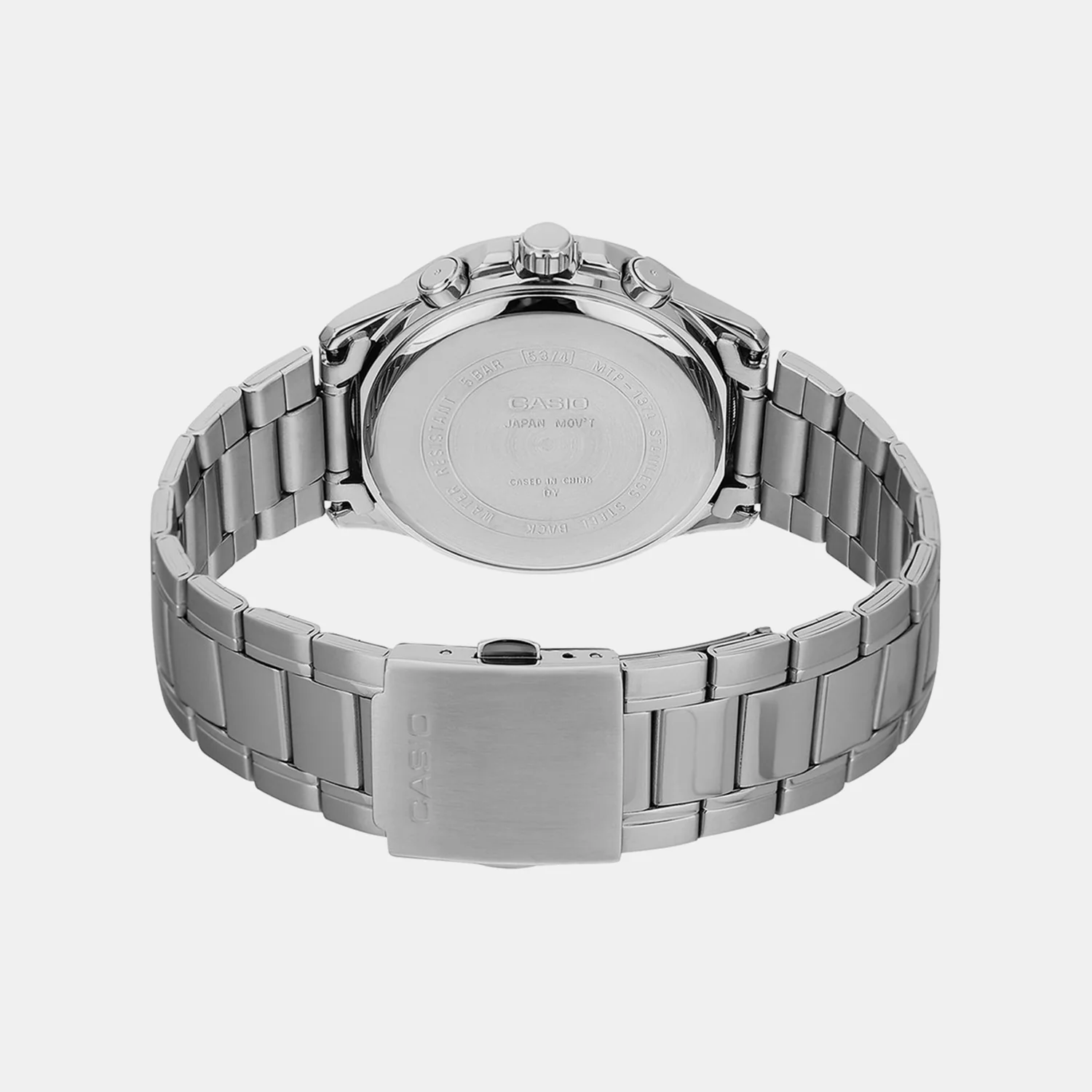 Enticer Men Quartz Cream Dial Multi-Function Stainless Steel Watch A2347 - Image 3