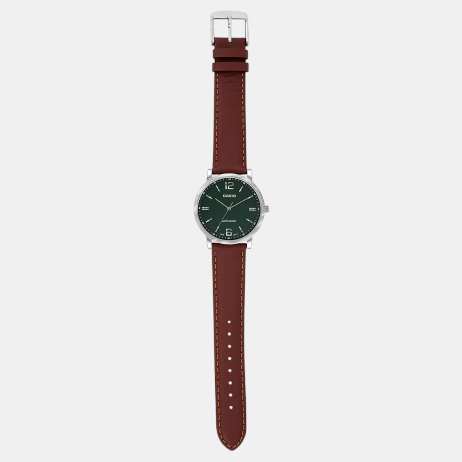 Enticer Men Quartz Green Dial Analog Leather Watch A2438 - Image 5