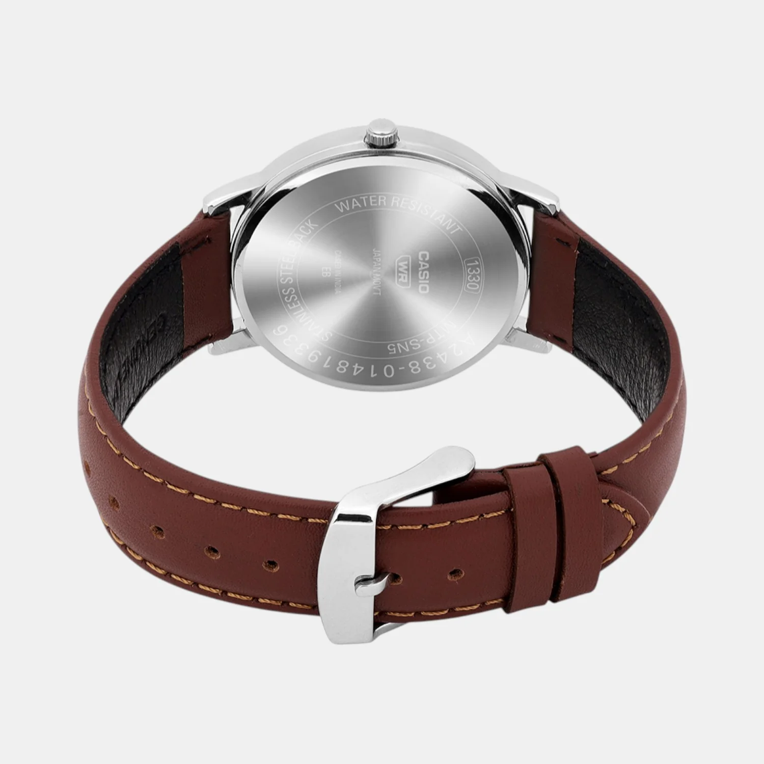Enticer Men Quartz Green Dial Analog Leather Watch A2438 - Image 6