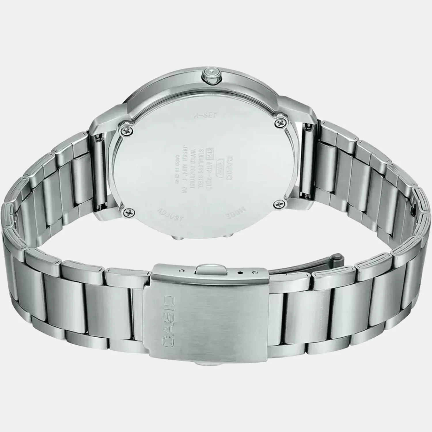 Enticer Men Quartz Silver Dial Analog-Digital Stainless Steel Watch A1960 - Image 4
