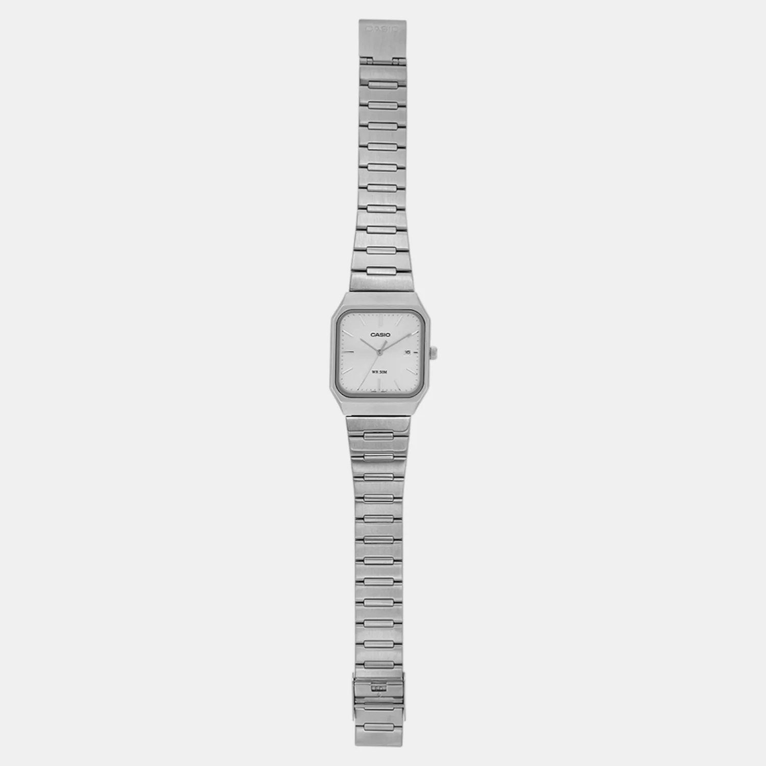 Enticer Men Quartz Silver Dial Analog Stainless Steel Watch A2468 - Image 3