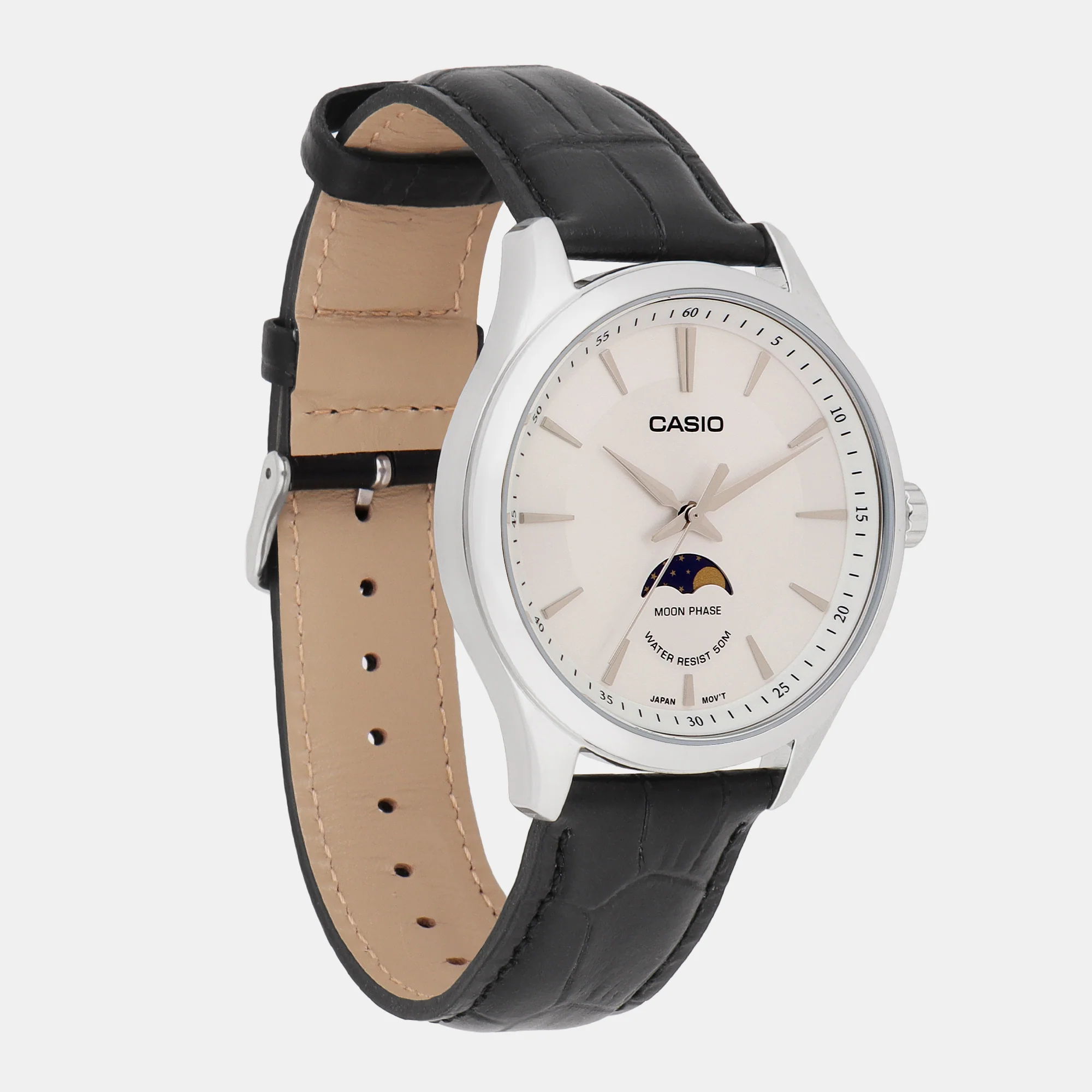 Enticer Men Quartz White Dial Analog Leather Watch A2168 - Image 3