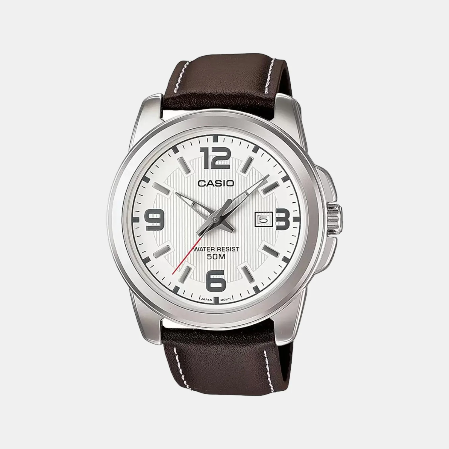 Enticer Men Quartz White Dial Analog Leather Watch A553
