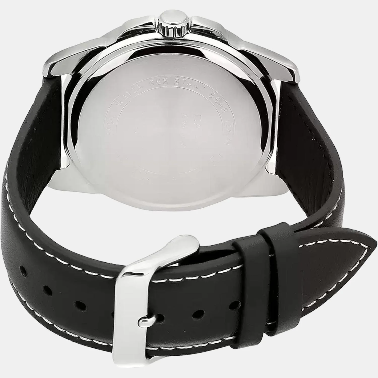 Enticer Men Quartz White Dial Analog Leather Watch A553 - Image 4