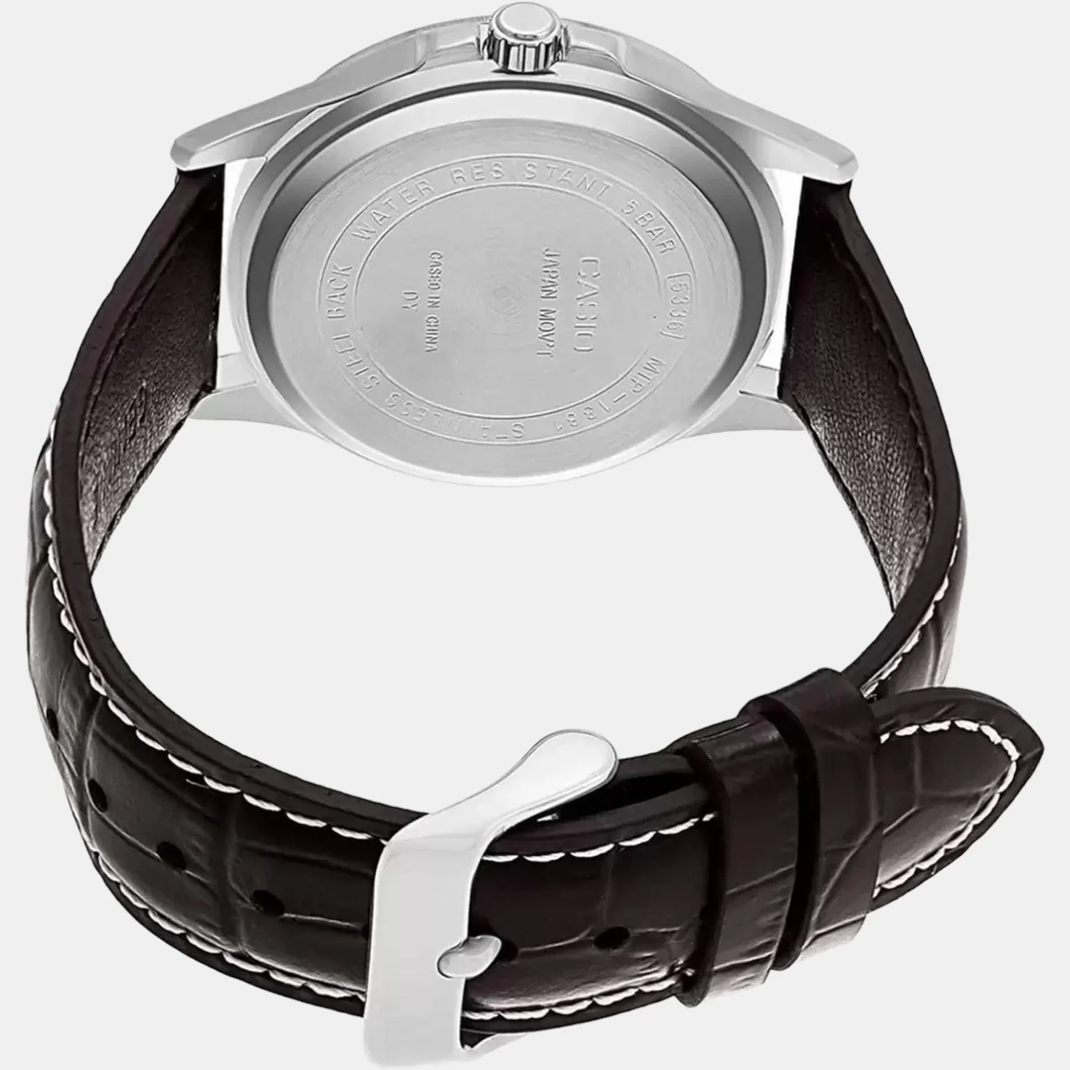 Enticer Men Quartz White Dial Analog Leather Watch A845 - Image 4