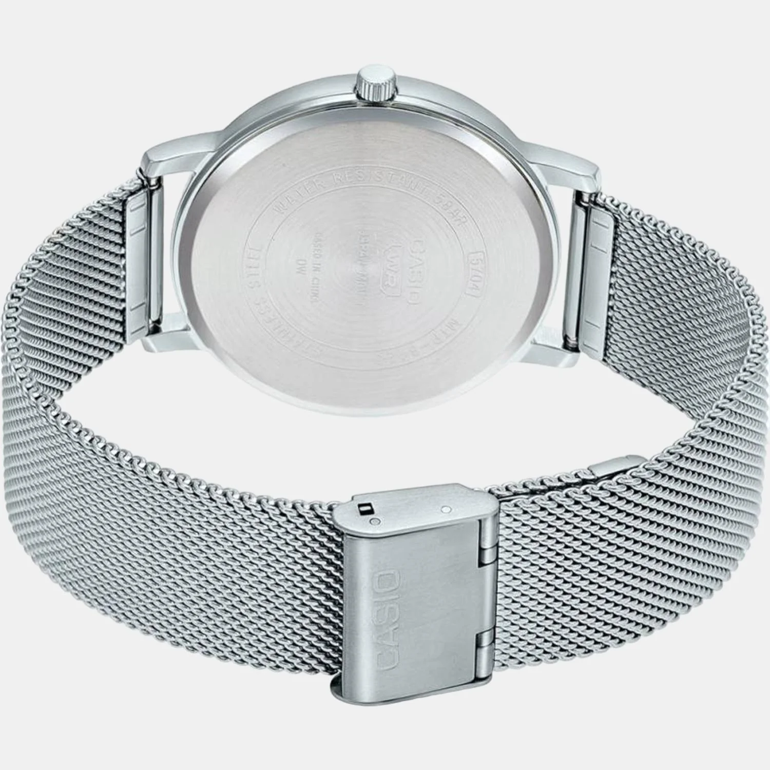 Enticer Men Quartz White Dial Analog Mesh Watch A2050 - Image 3