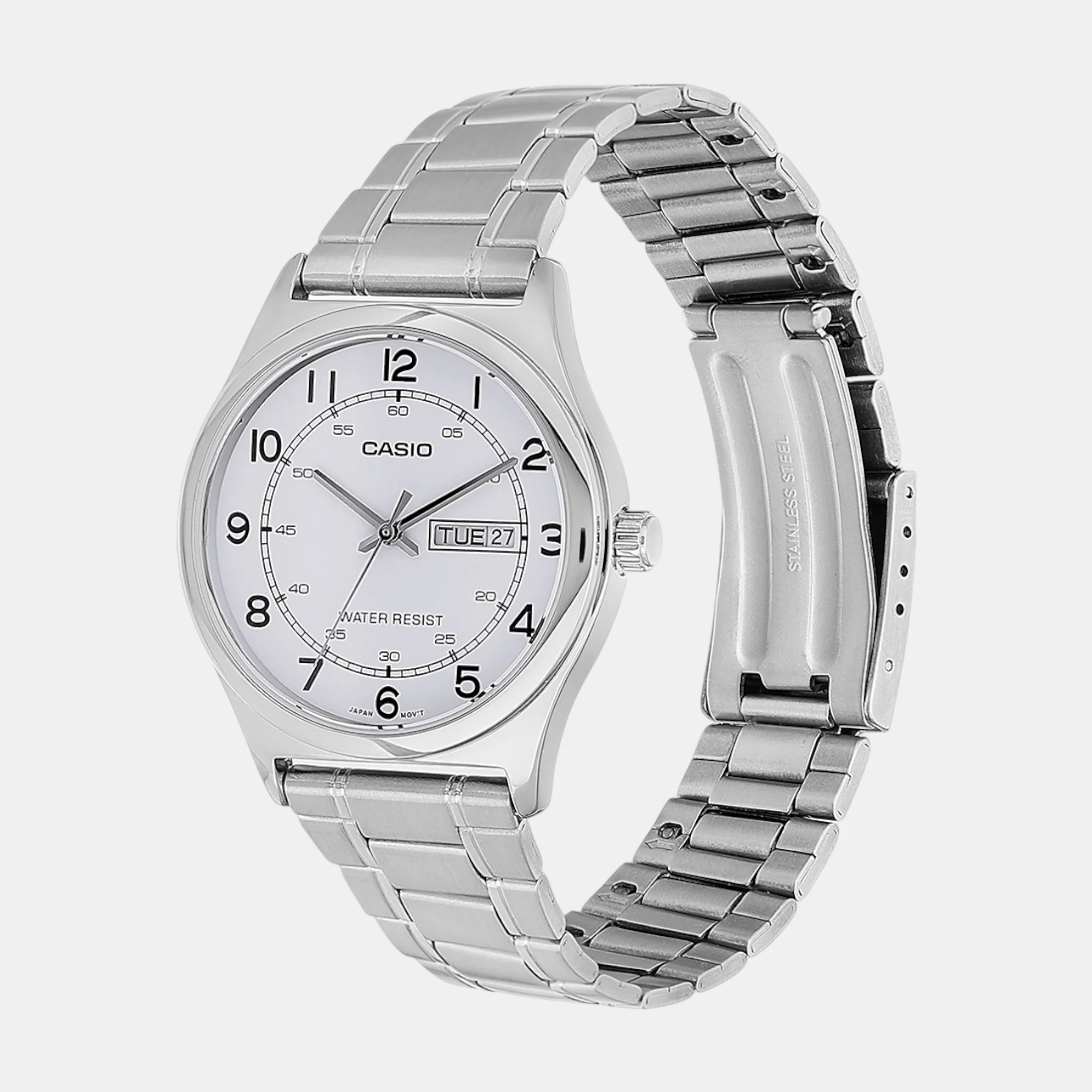 Enticer Men Quartz White Dial Analog Stainless Steel Watch A2316 - Image 3