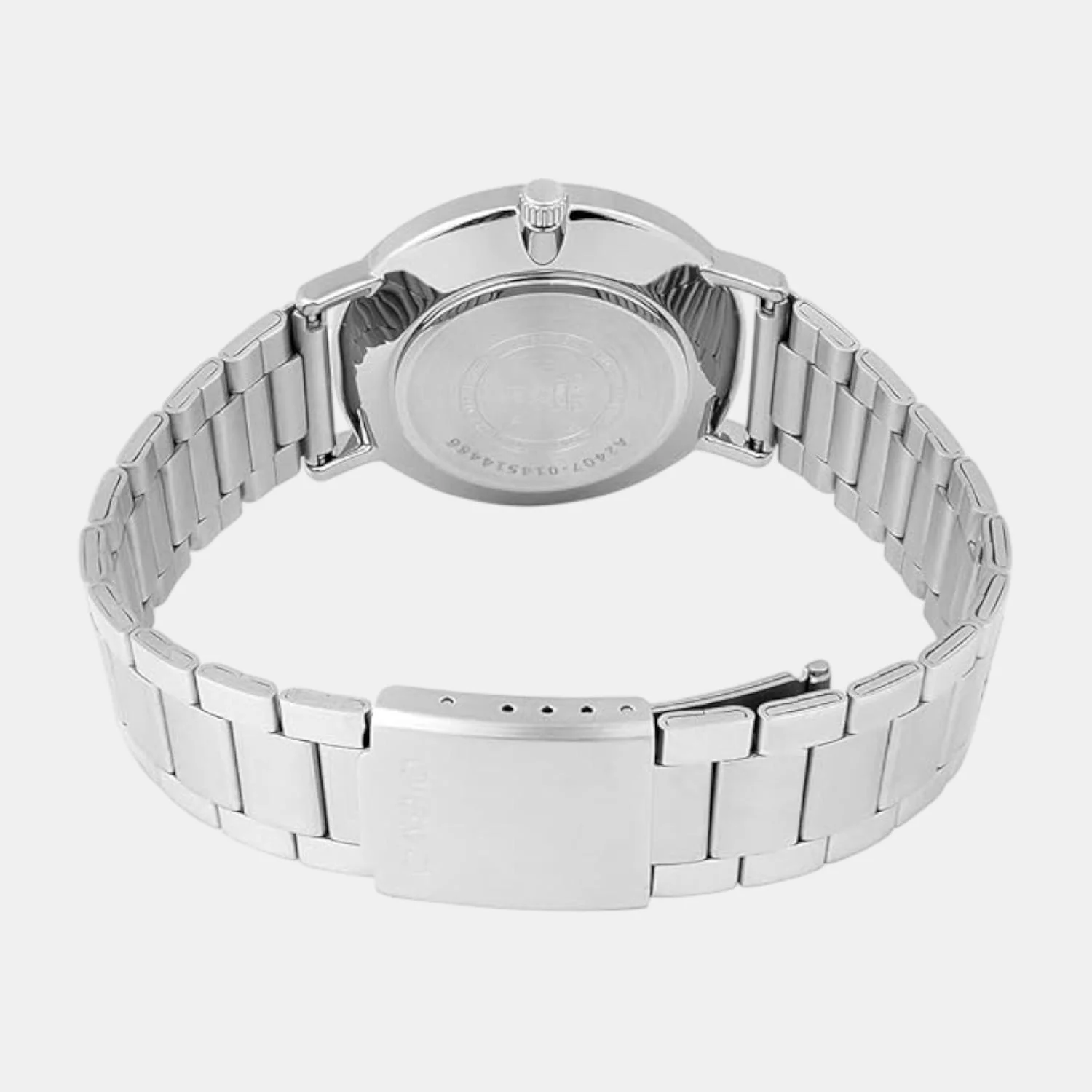Enticer Men Quartz White Dial Analog Stainless Steel Watch A2407 - Image 4