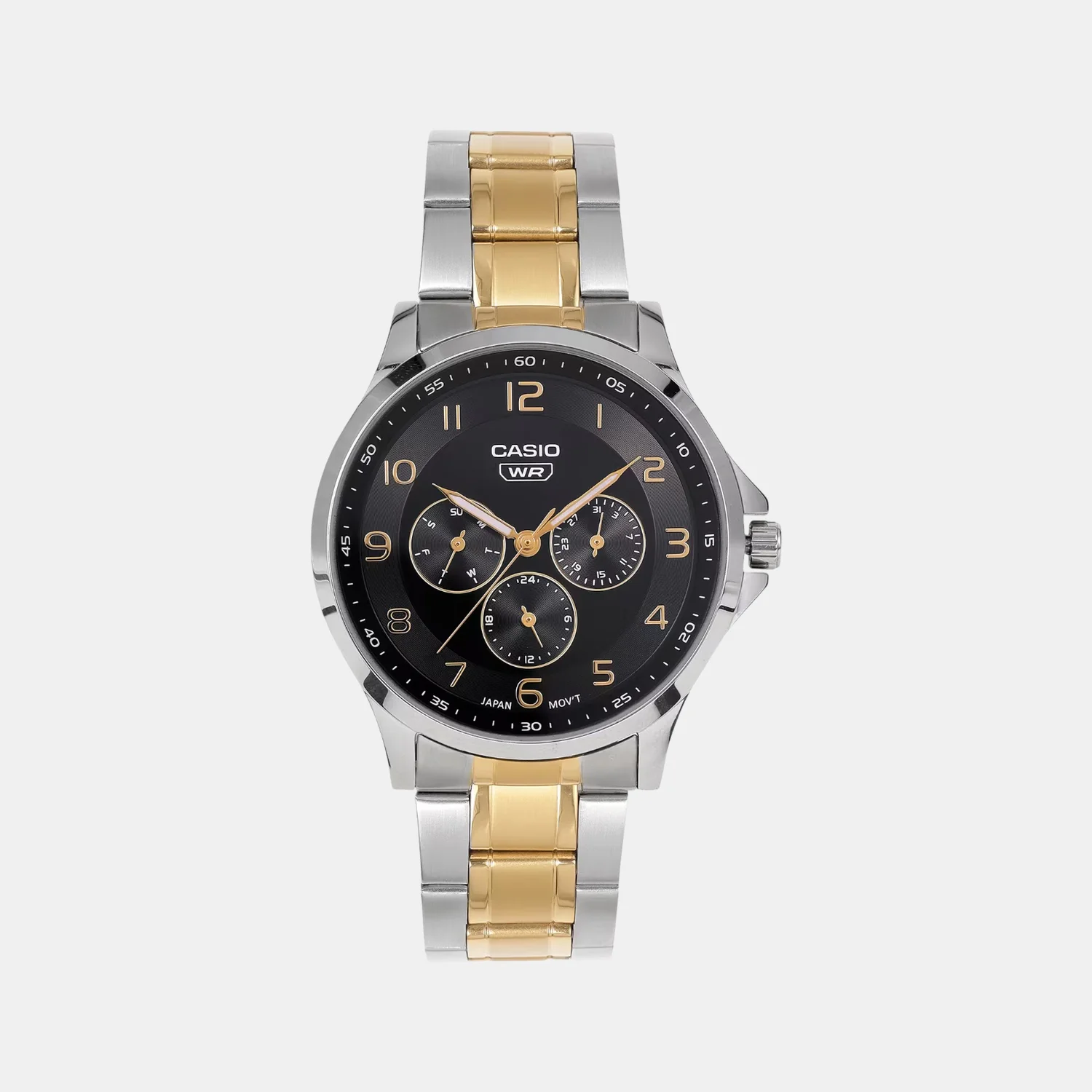 Enticer Men Quartz Black Dial Analog Stainless Steel Watch A2452 - Image 2