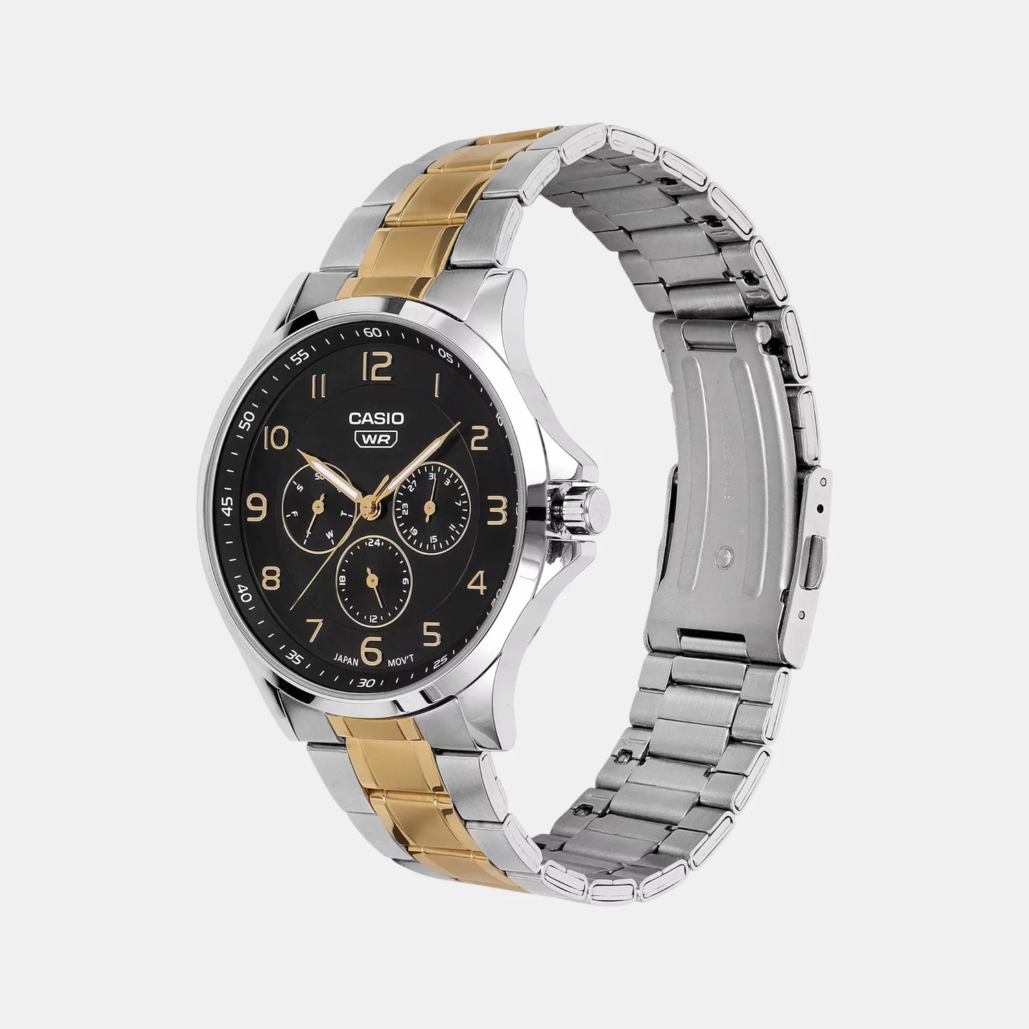Enticer Men Quartz Black Dial Analog Stainless Steel Watch A2452 - Image 5