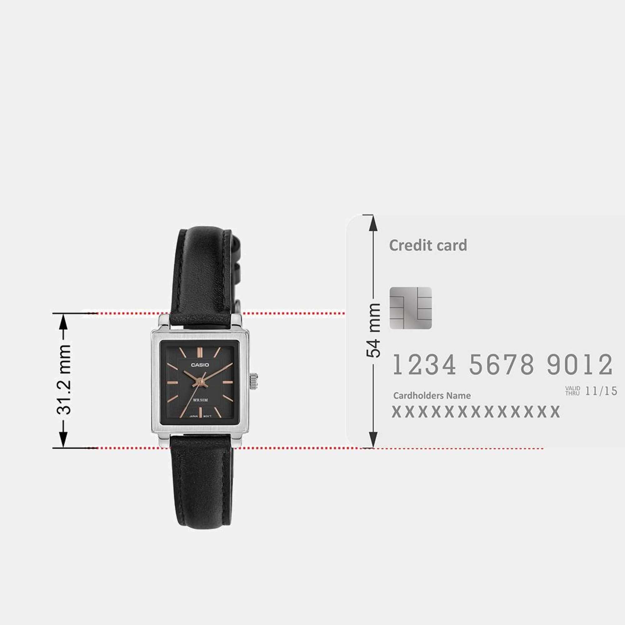 Enticer Women Quartz Black Dial Analog Leather Watch A2234 - Image 9