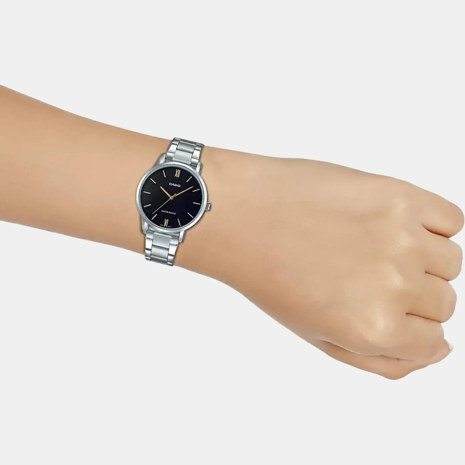 Enticer Women Quartz Black Dial Analog Stainless Steel Watch A1622 - Image 6