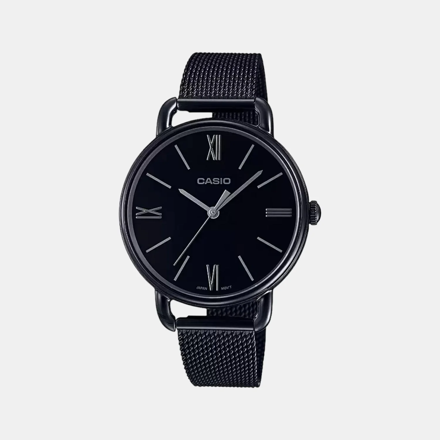 Enticer Women Quartz Black Dial Analog Stainless Steel Watch A1804
