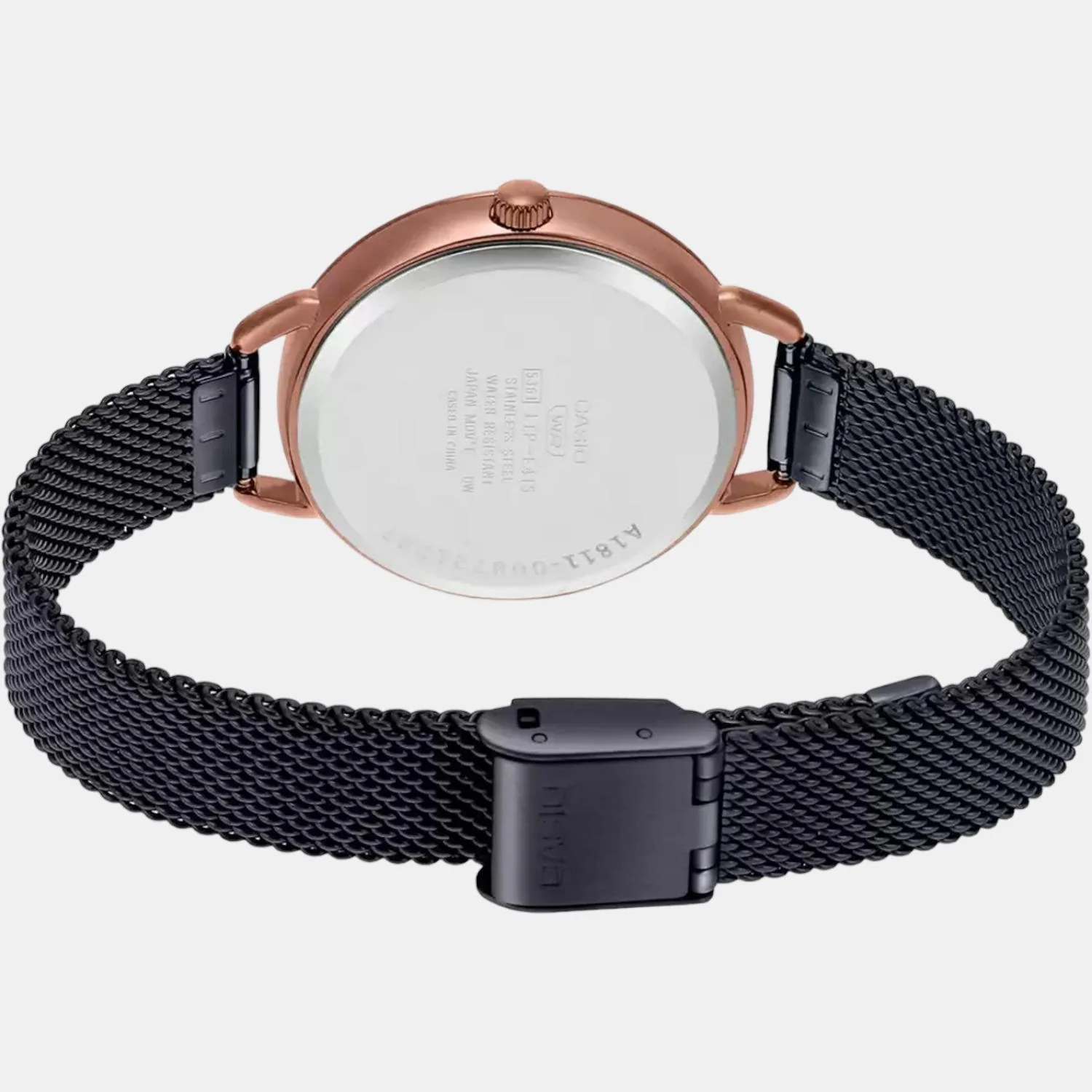 Enticer Women Quartz Black Dial Analog Mesh Watch A1811 - Image 5