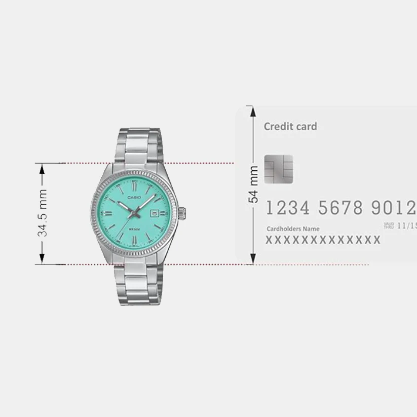 Enticer Women Quartz Blue Dial Analog Stainless Steel Watch A2372 - Image 5
