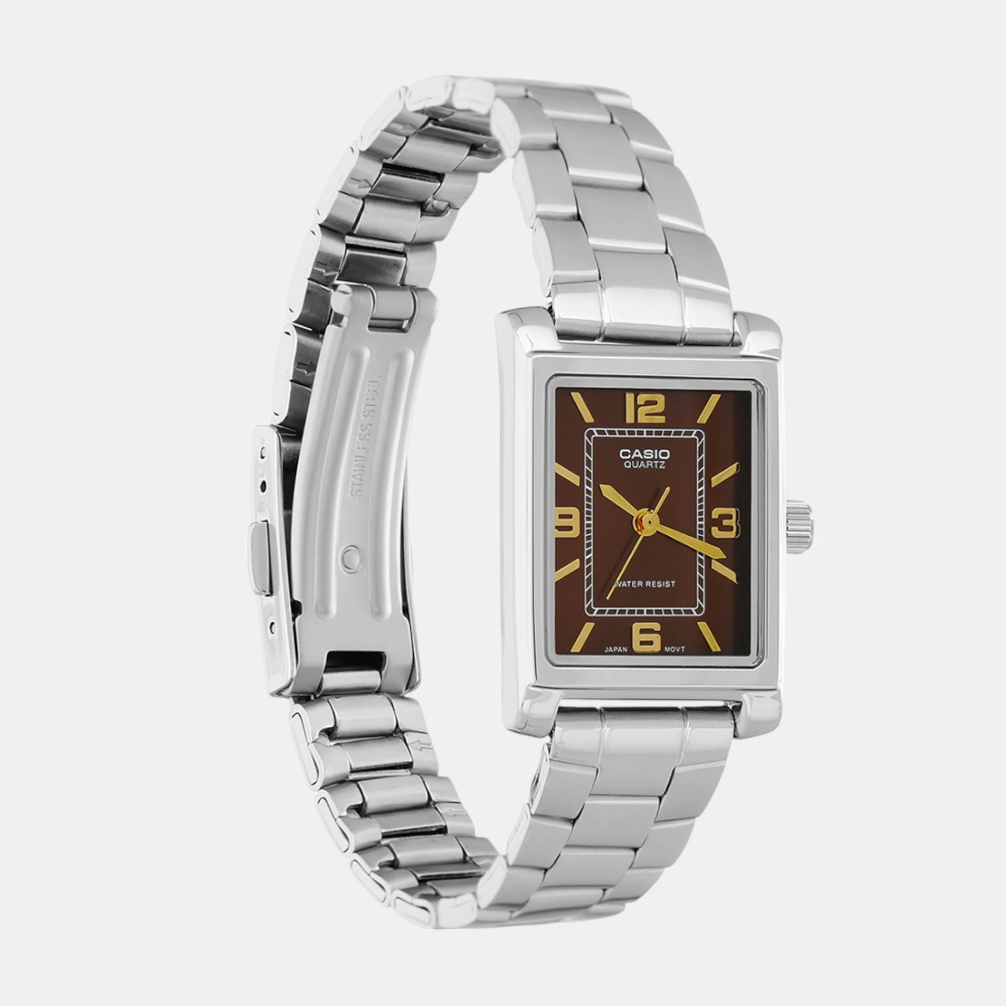 Enticer Women Quartz Brown Dial Analog Stainless Steel Watch A2356 - Image 4
