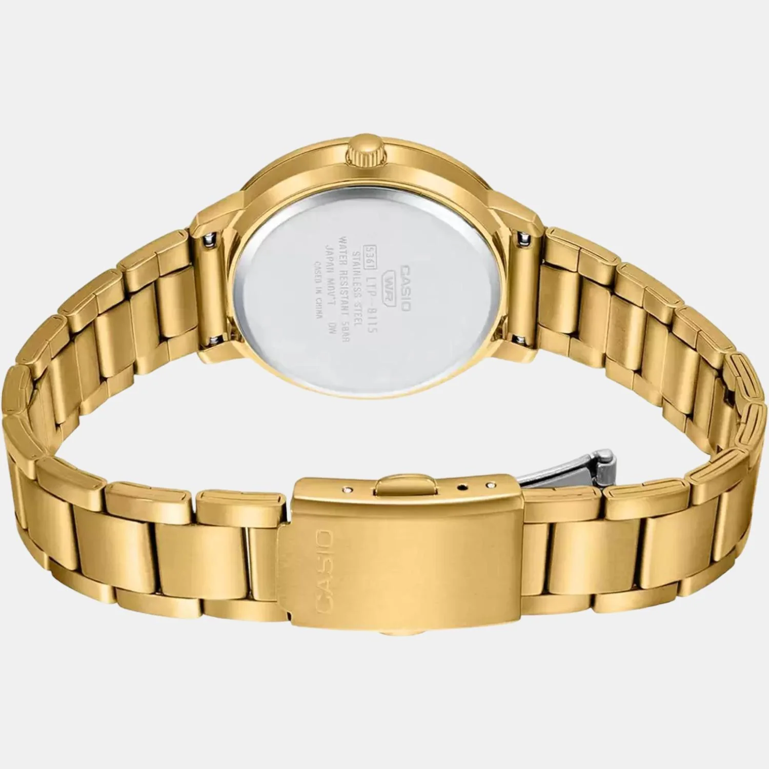 Enticer Women Quartz Gold Dial Analog Stainless Steel Watch A1940 - Image 4