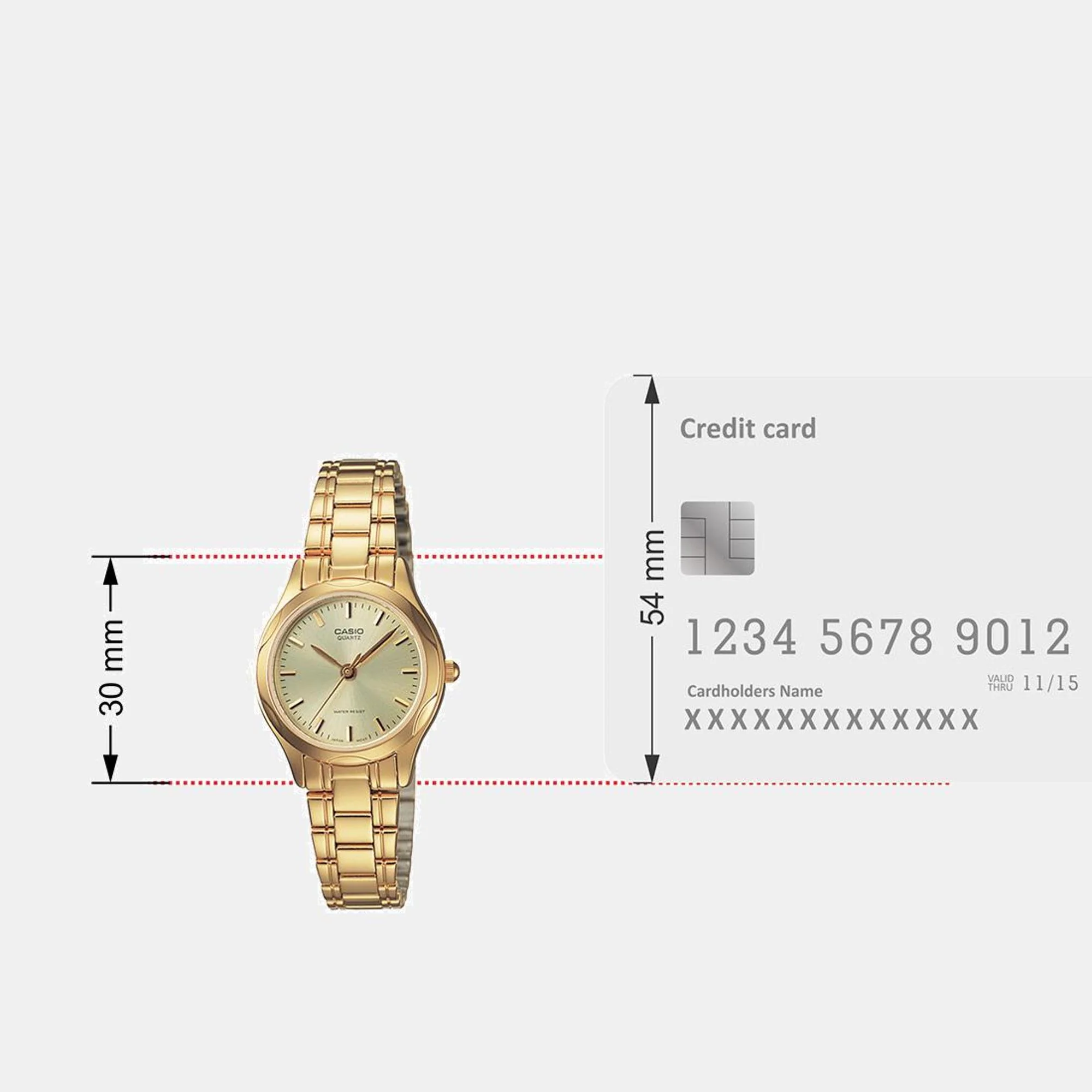 Enticer Women Quartz Gold Dial Analog Stainless Steel Watch A2276 - Image 9
