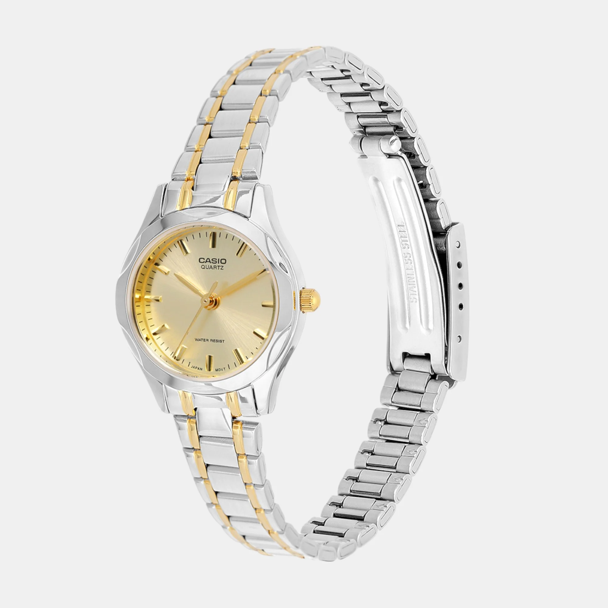 Enticer Women Quartz Gold Dial Analog Stainless Steel Watch A2277 - Image 2