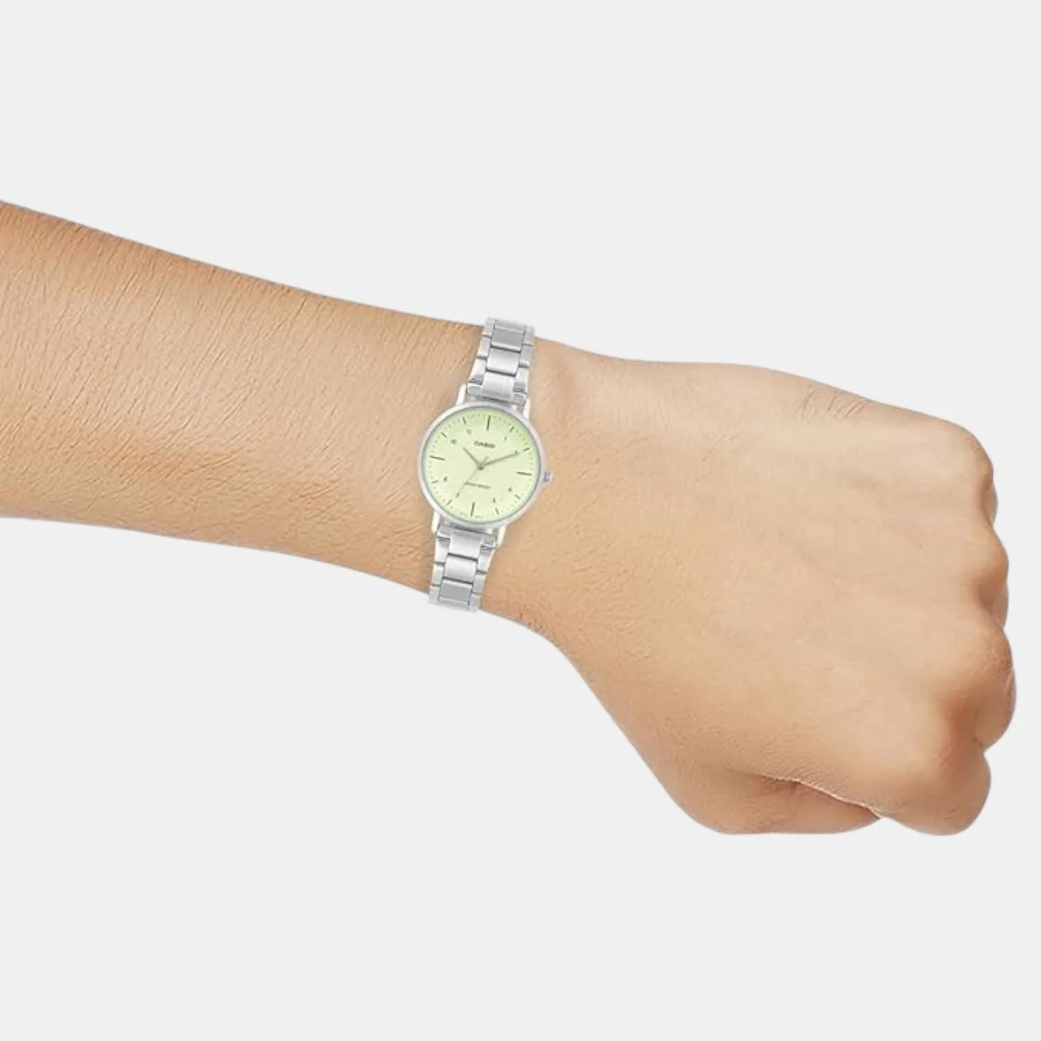 Enticer Women Quartz Green Dial Analog Stainless Steel Watch A2422 - Image 5