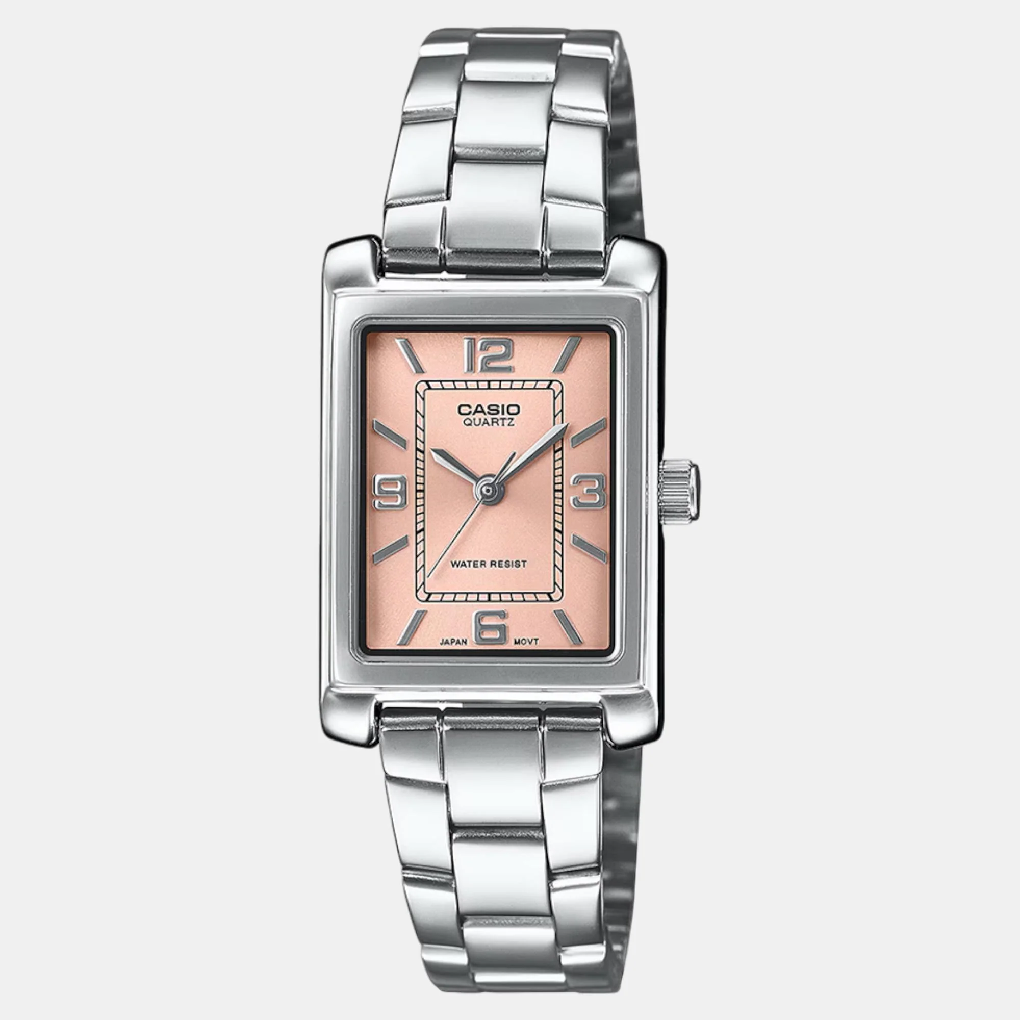 Enticer Women Quartz Peach Dial Analog Stainless Steel Watch A2355 - Image 2