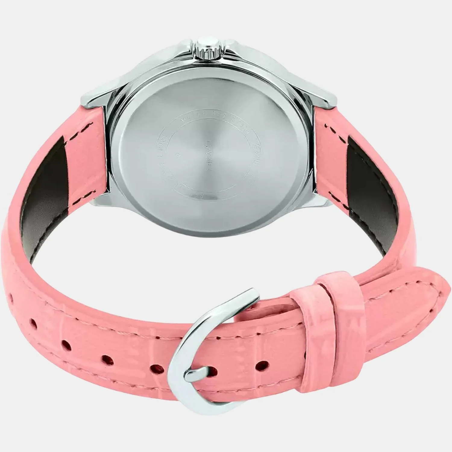Enticer Women Quartz Pink Dial Multi-Function Leather Watch A1150 - Image 5