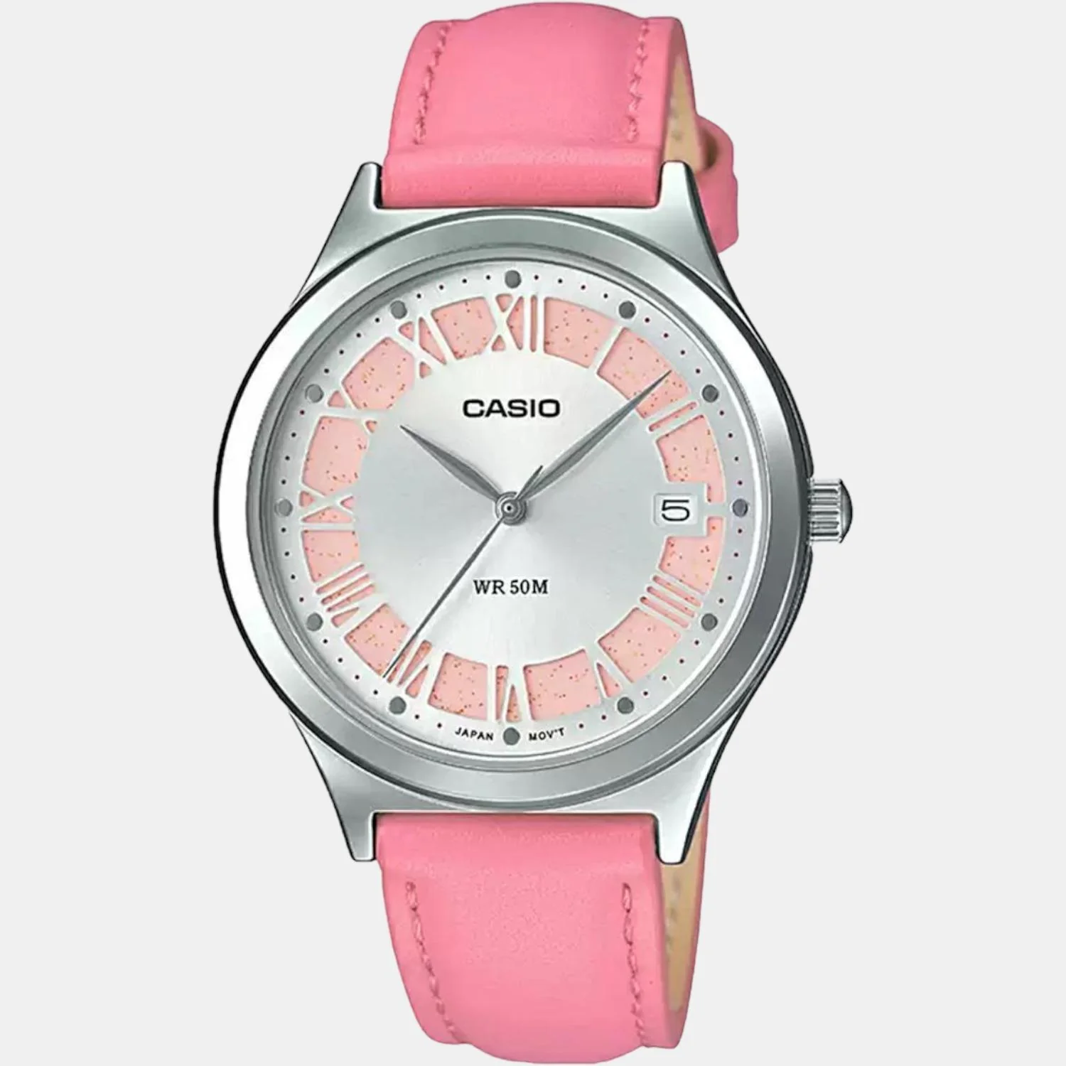 Enticer Women Quartz Silver Dial Analog Leather Watch A1592 - Image 2