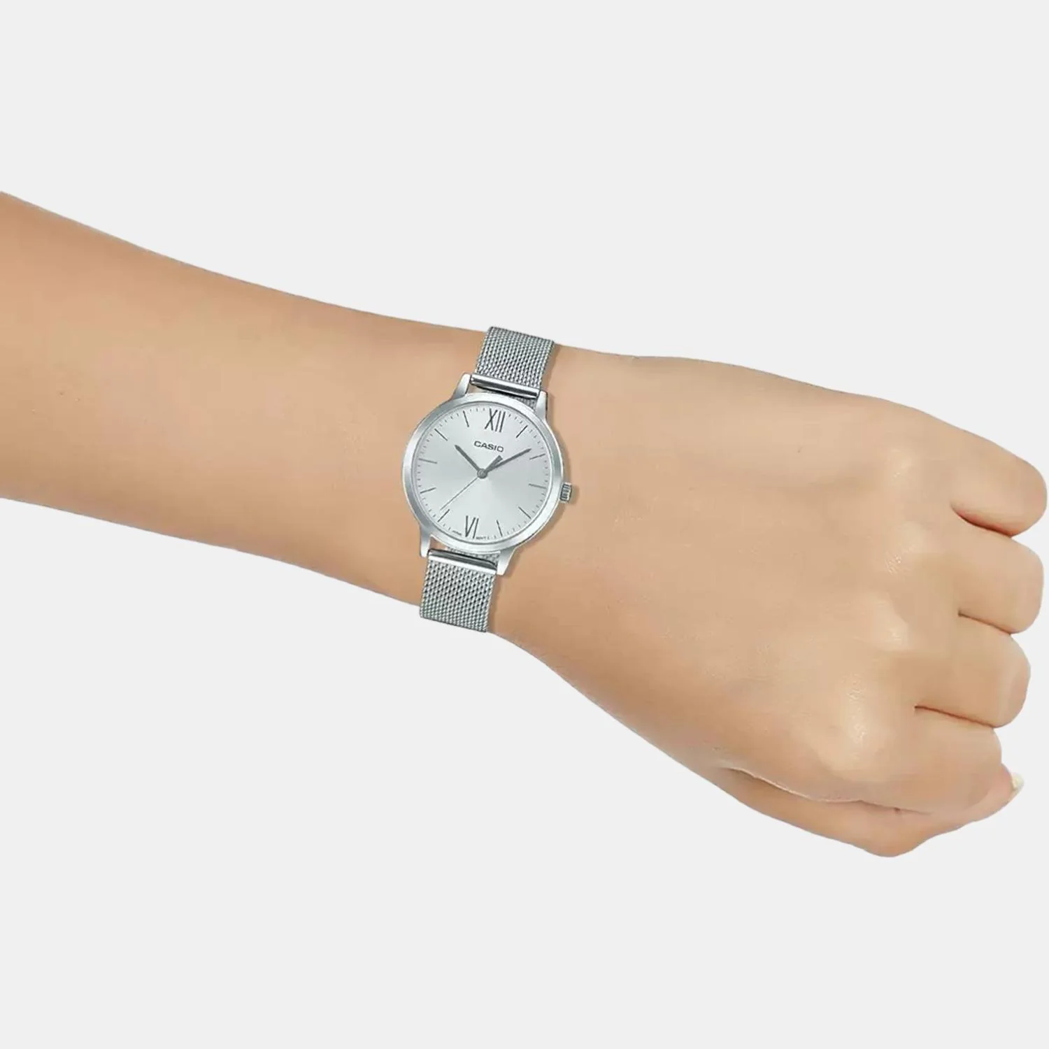 Enticer Women Quartz Silver Dial Analog Stainless Steel Watch A1692 - Image 6