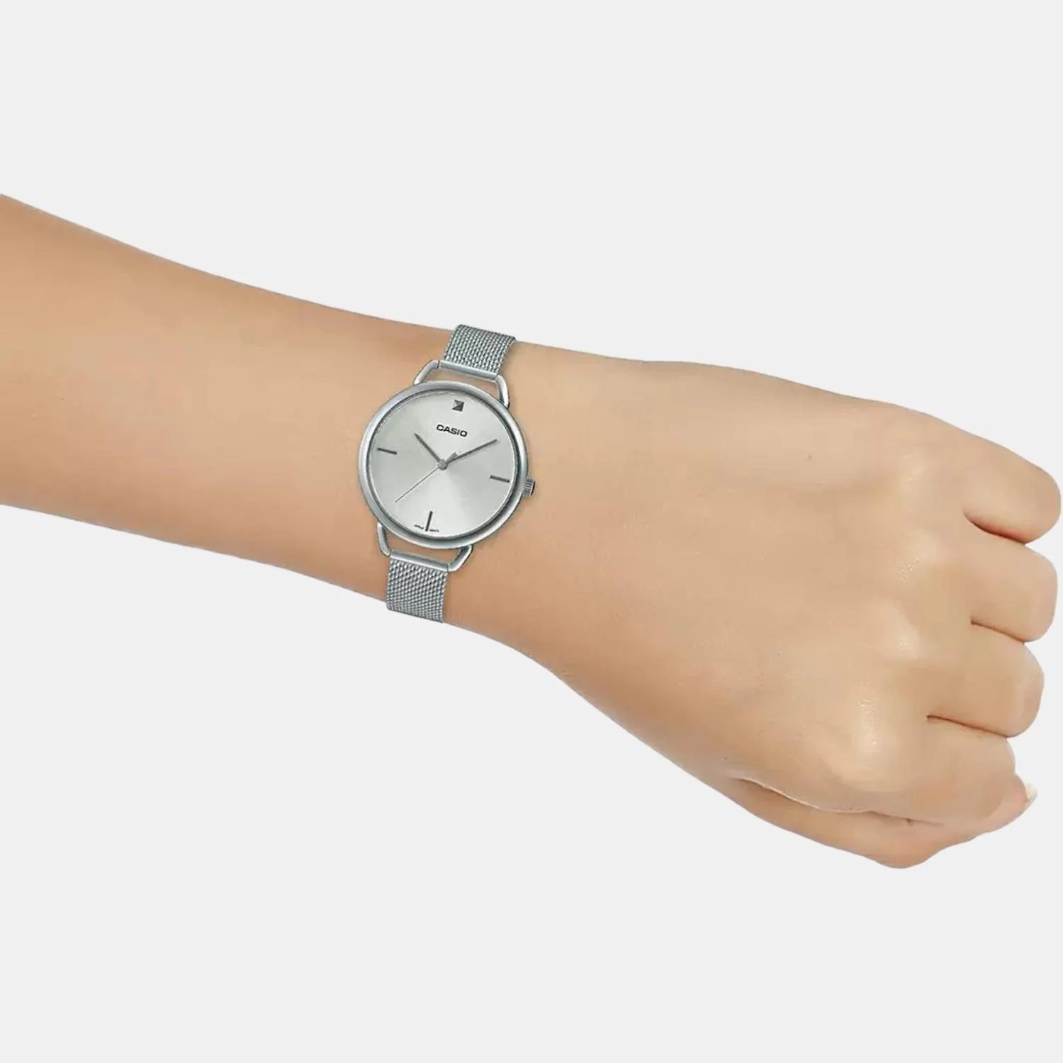 Enticer Women Quartz Silver Dial Analog Stainless Steel Watch A1810 - Image 6