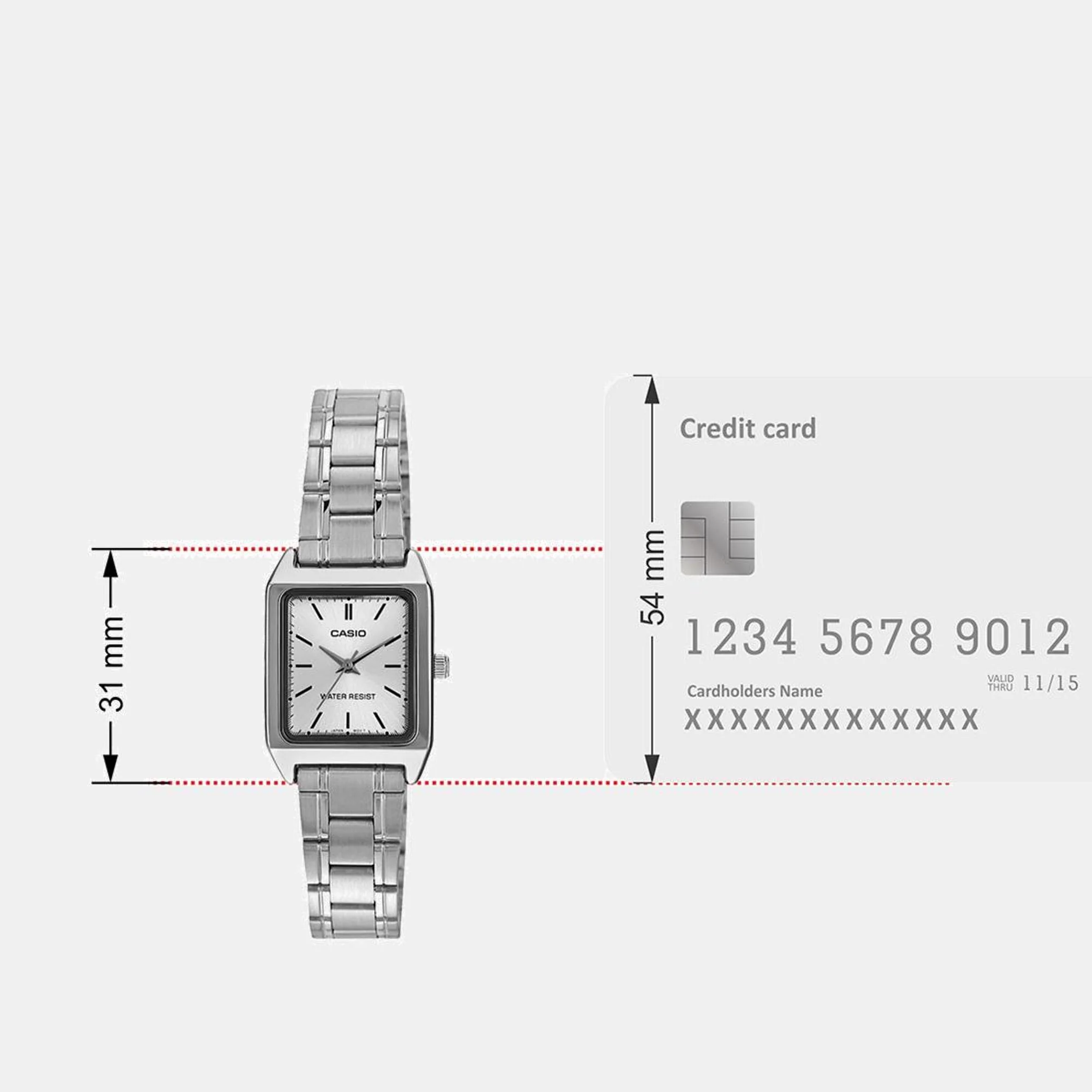 Enticer Women Quartz Silver Dial Analog Stainless Steel Watch A2283 - Image 8