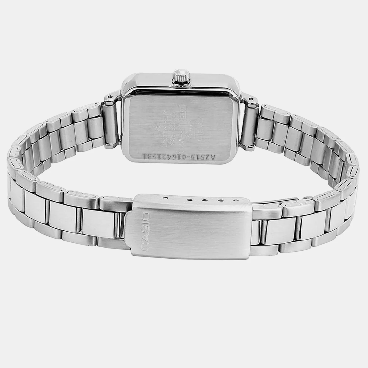 Enticer Women Quartz White Dial Analog Stainless Steel Watch A2519 LTP-V009D-7EUDF - Image 3