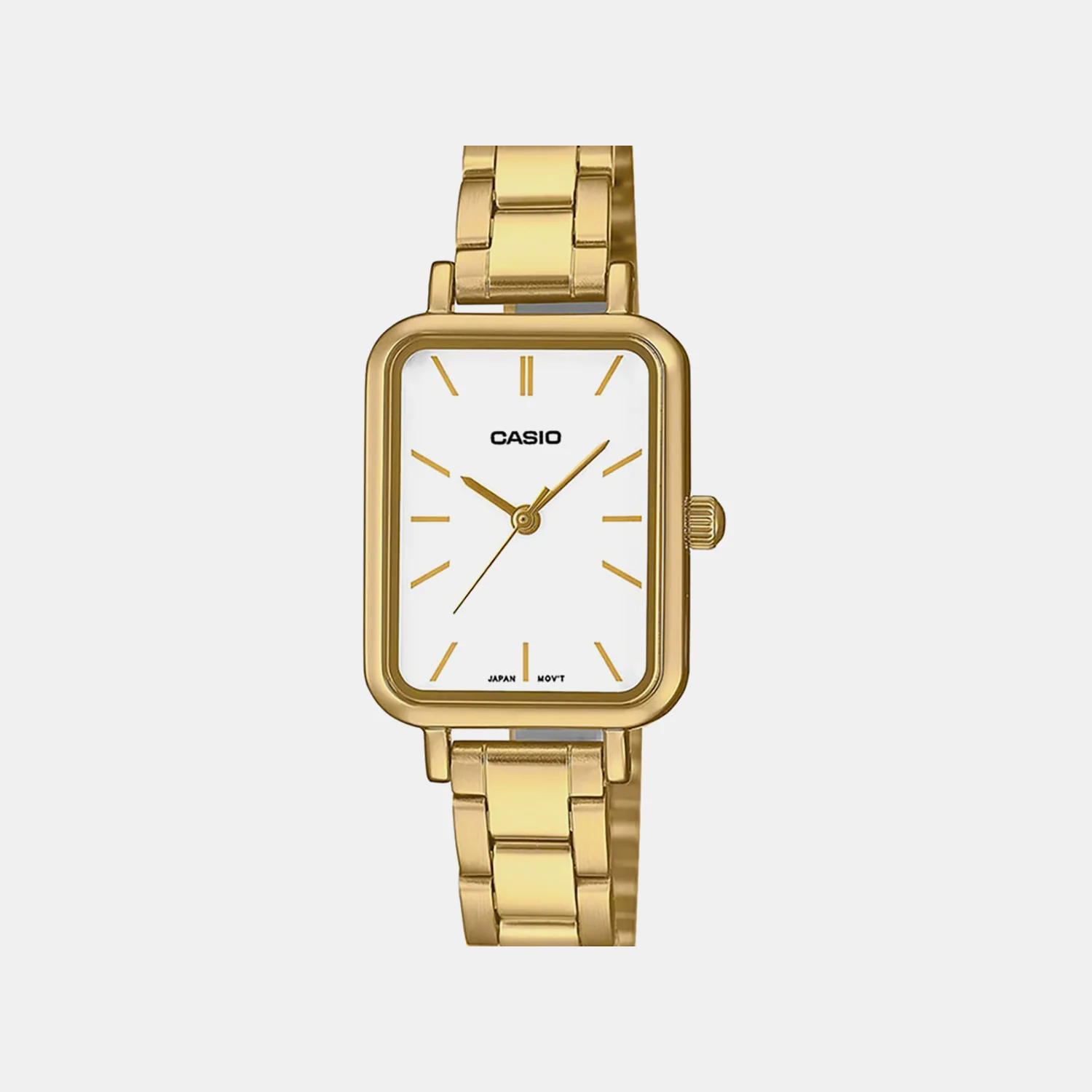 Enticer Women Quartz White Dial Analog Stainless Steel Watch A2520 LTP-V009G-7EUDF - Image 3