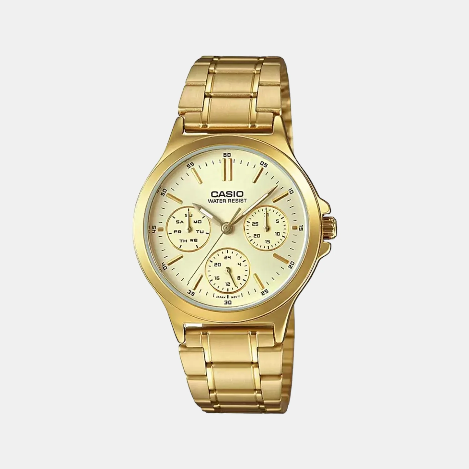 Enticer Women Quartz White Dial Chronograph Watch A1916