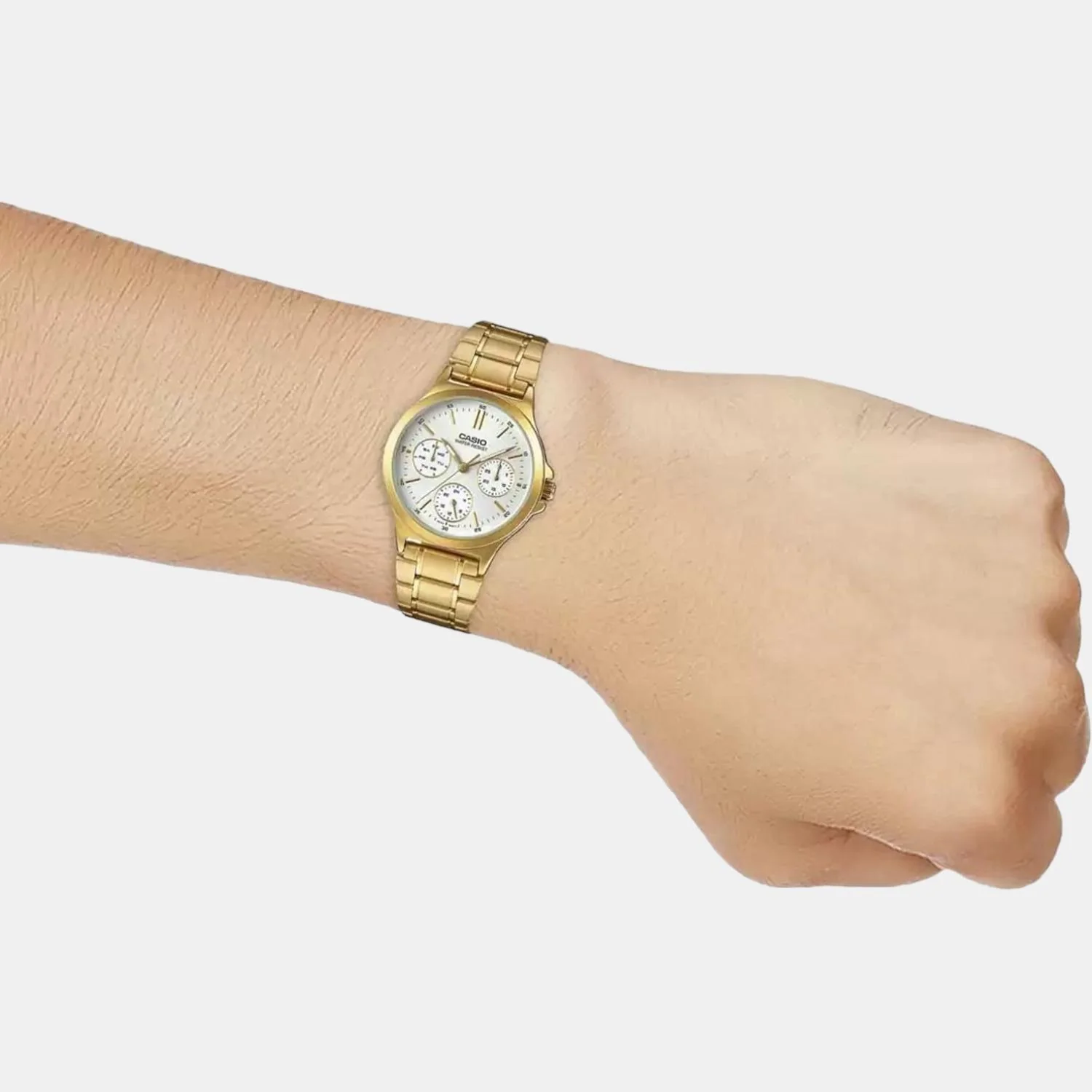 Enticer Women Quartz White Dial Multi-Function Watch A1915 - Image 5