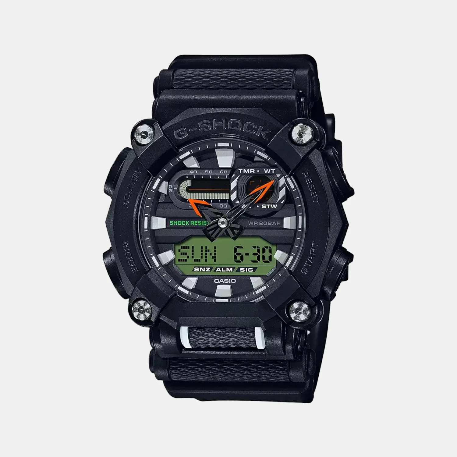 G-Shock Men Quartz Black Dial Analog-Digital Resin Watch G1050