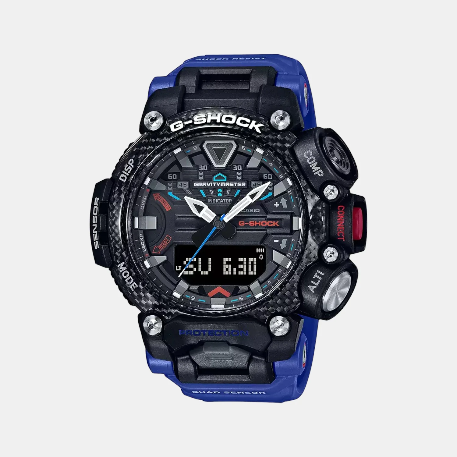 G-Shock Men Quartz Black Dial Analog-Digital Resin Watch G1073