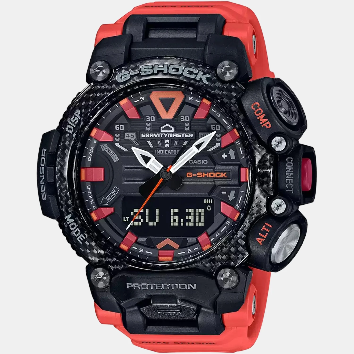 G-Shock Men Quartz Black Dial Analog-Digital Resin Watch G1074 - Image 2