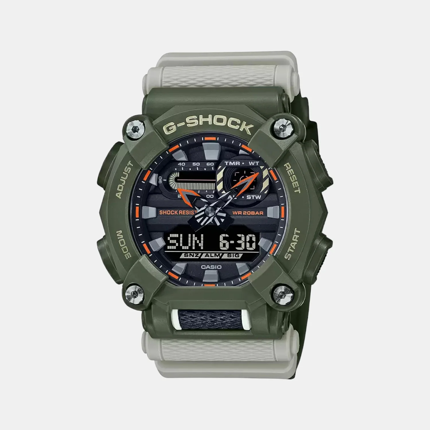 G-Shock Men Quartz Black Dial Analog-Digital Resin Watch G1118