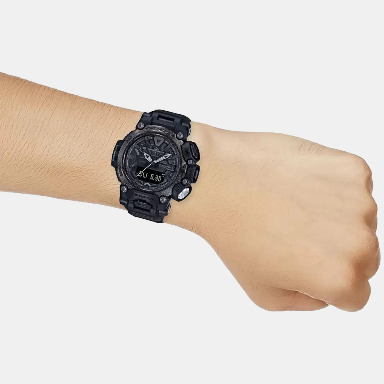 G-Shock Men Quartz Black Dial Analog-Digital Resin Watch G1142 - Image 6