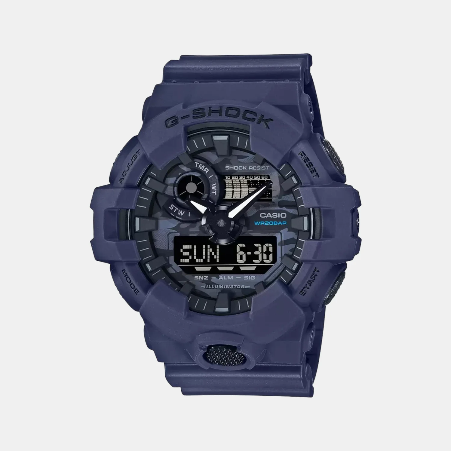 G-Shock Men Quartz Black Dial Analog-Digital Resin Watch G1210