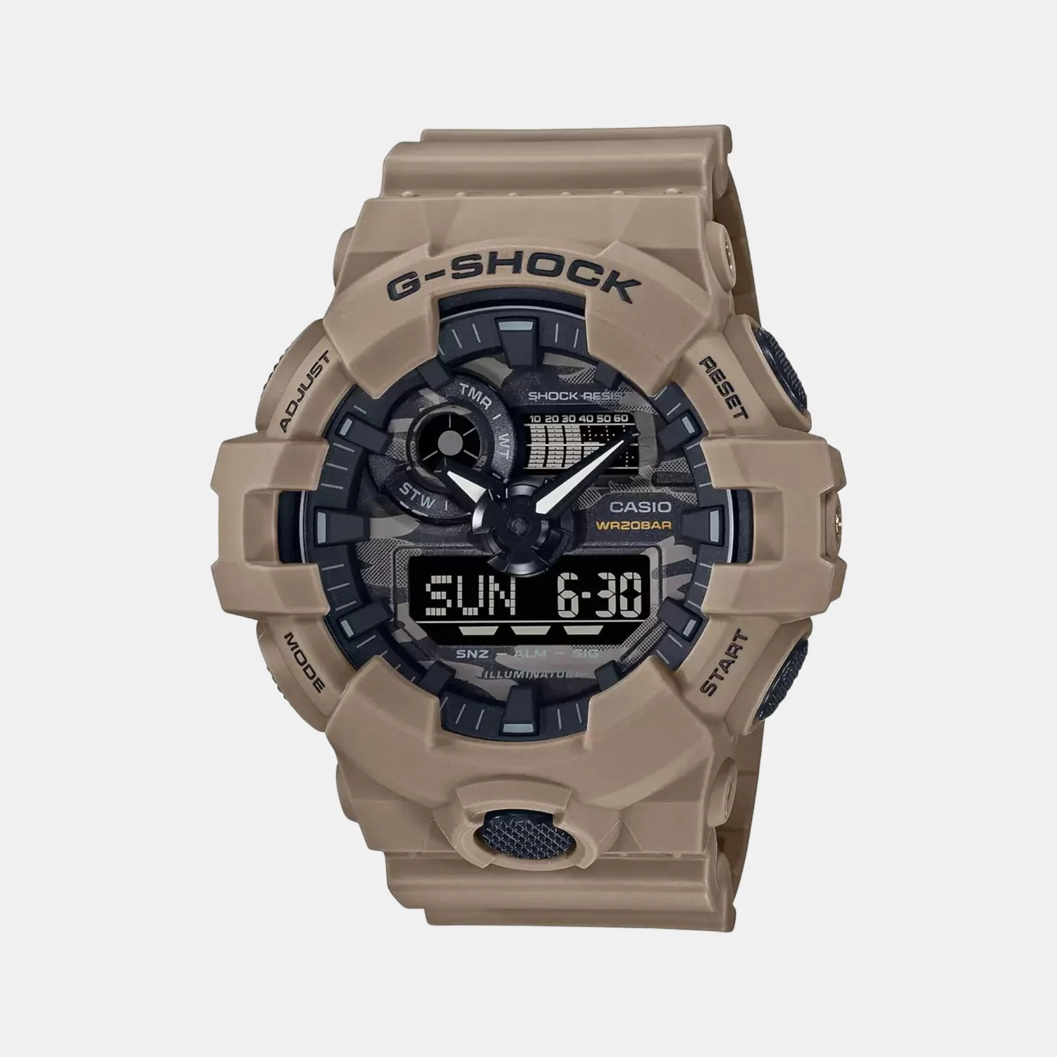 G-Shock Men Quartz Black Dial Analog-Digital Resin Watch G1211