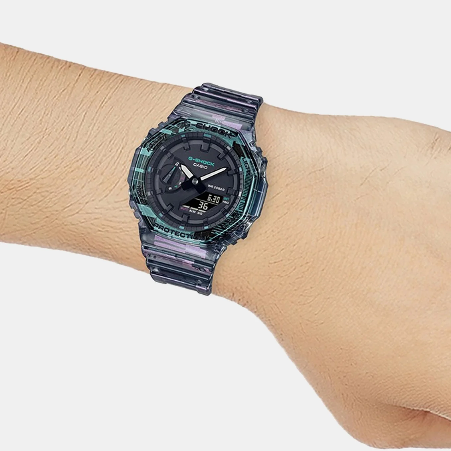 G-Shock Men Quartz Black Dial Analog-Digital Resin Watch G1260 - Image 2