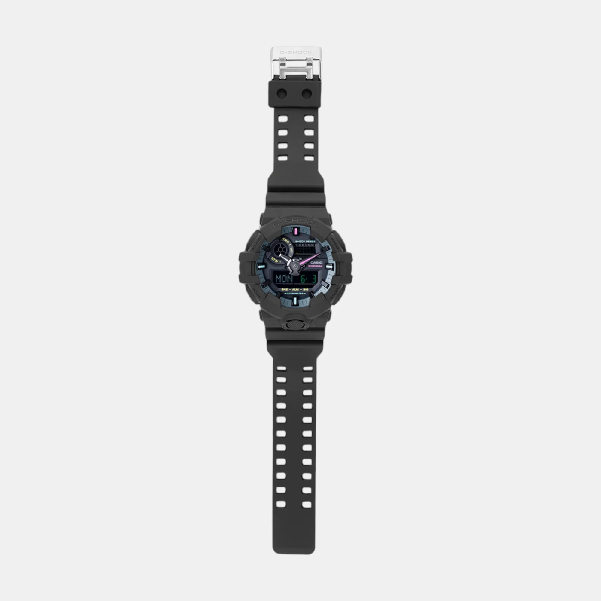 G-Shock Men Quartz Black Dial Analog-Digital Resin Watch G1553 - Image 7