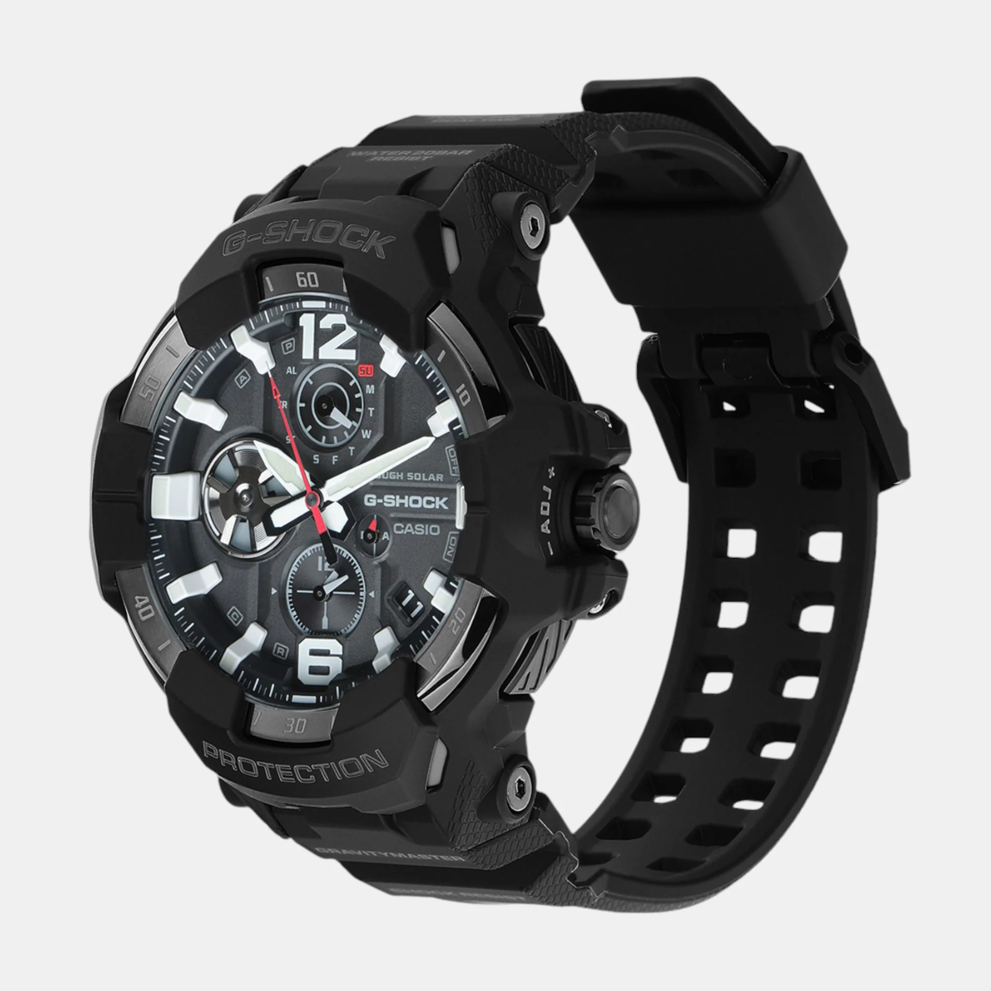 G-Shock Men Solar Black Dial Multi-Function Resin Watch G1569 - Image 3