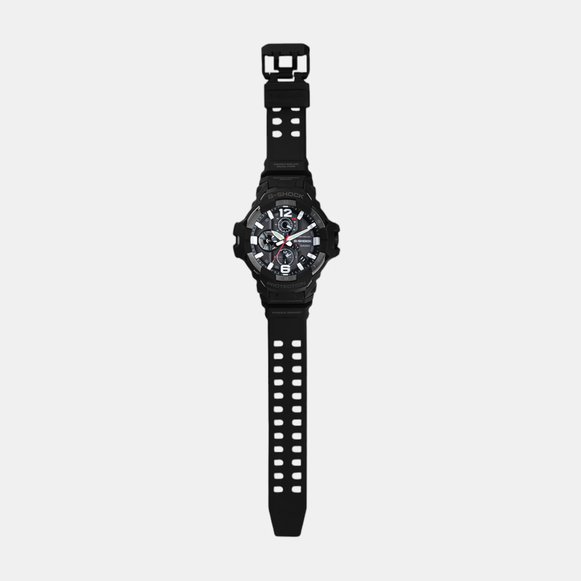 G-Shock Men Solar Black Dial Multi-Function Resin Watch G1569 - Image 9