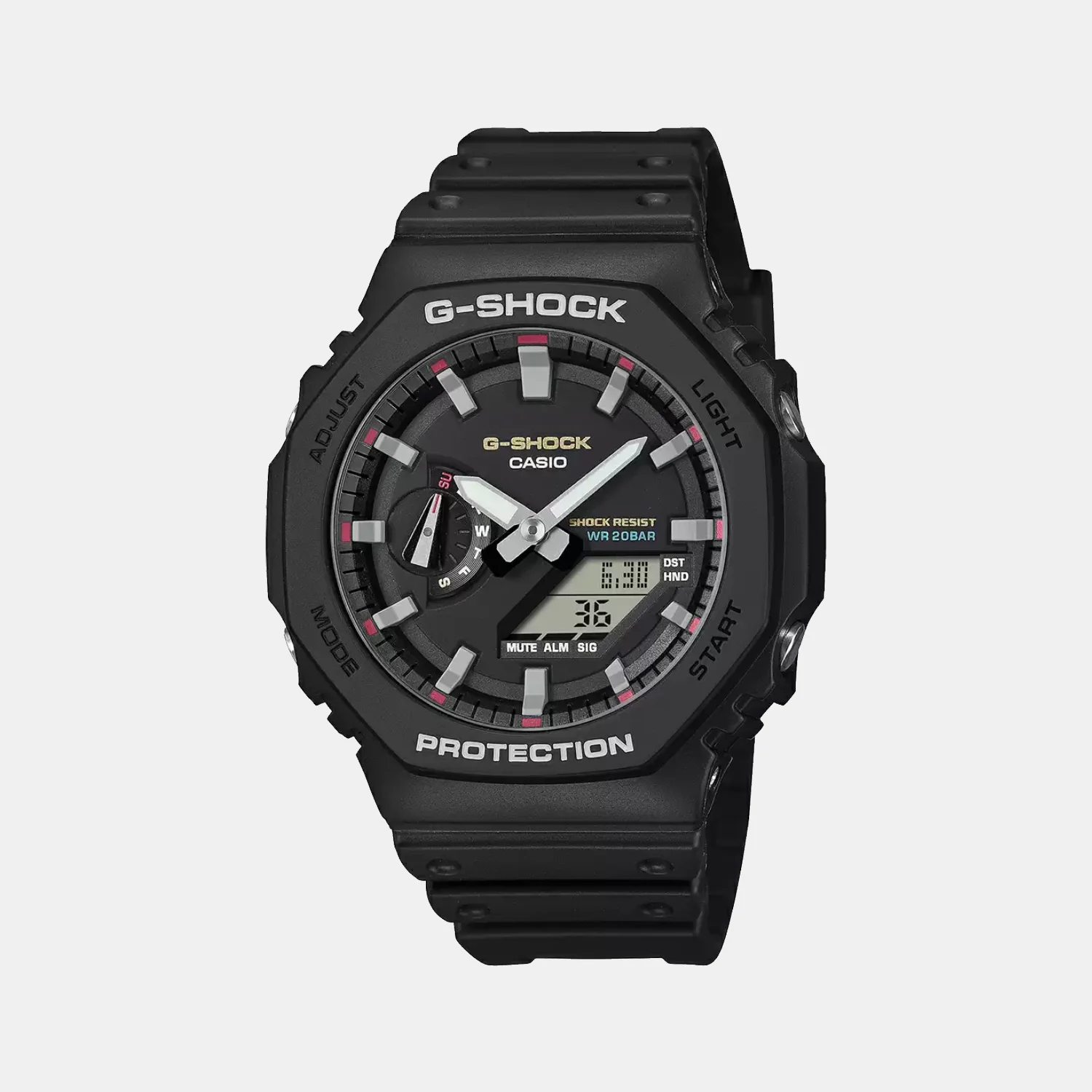 G-Shock Men Quartz Black Dial Analog-Digital Resin Watch G1686 - Image 6