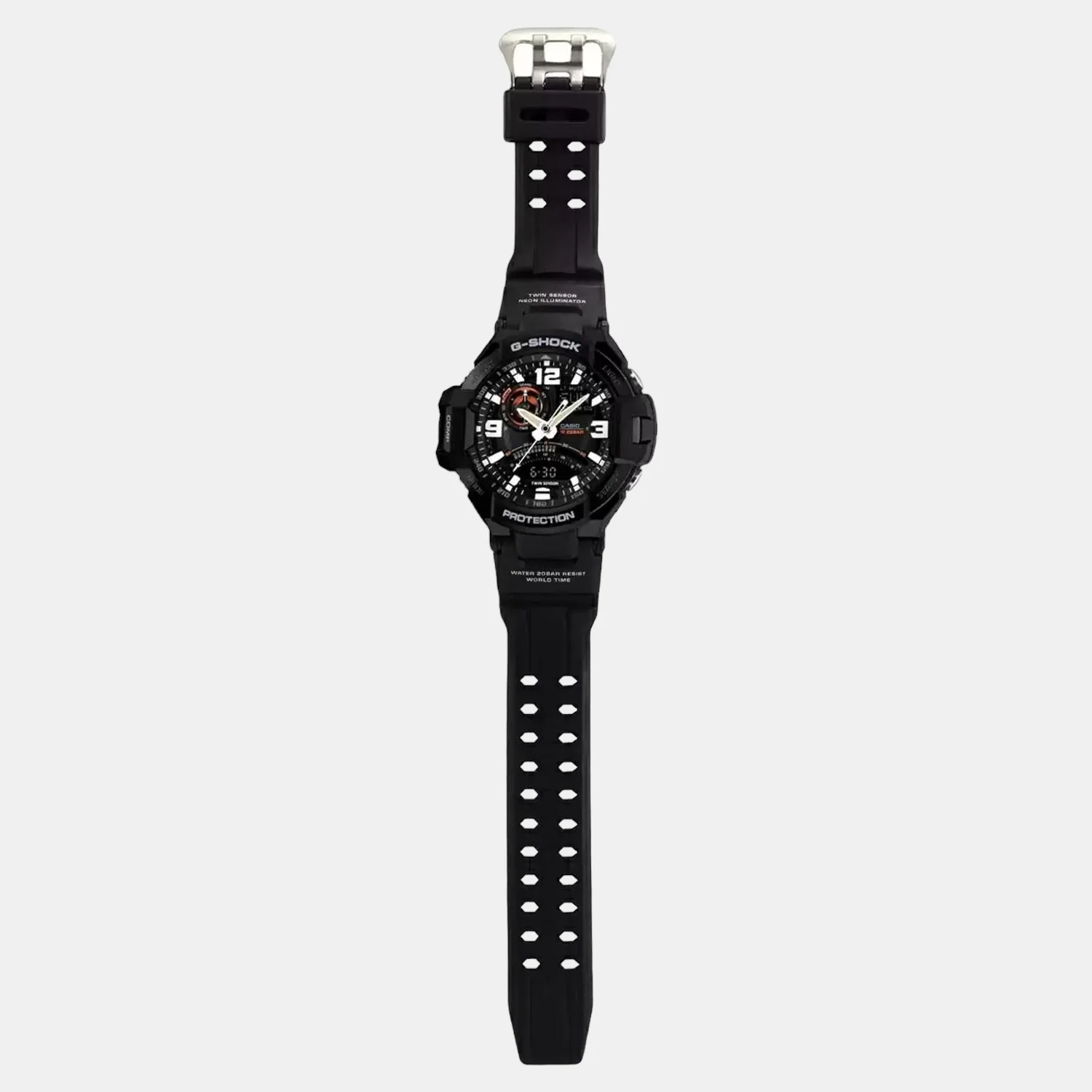 G-Shock Men Quartz Black Dial Analog-Digital Resin Watch G435 - Image 2