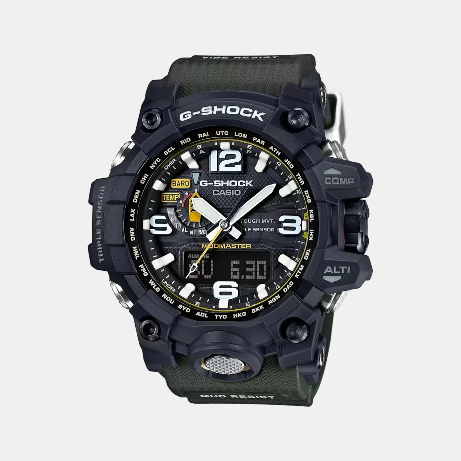 G-Shock Men Quartz Black Dial Analog-Digital Resin Watch G652