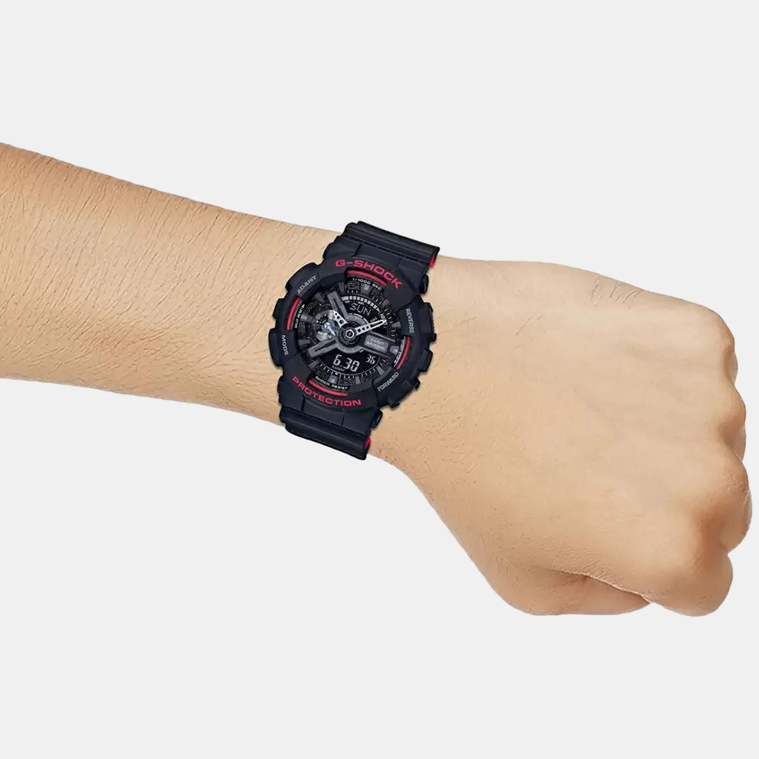 G-Shock Men Quartz Black Dial Analog-Digital Resin Watch G700 - Image 6